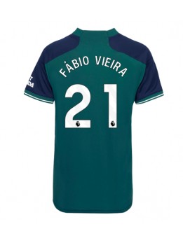 Billige Arsenal Fabio Vieira #21 Tredjedrakt Dame 2023-24 Kortermet